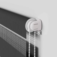 Зеброва щора черна 95x200 см Ширина на плата 90,9 см полиестер