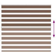 Зеброва щора 155x150 см Ширина на плата 150,9 см полиестер