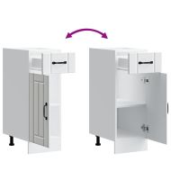 Кухненски шкаф Lucca Бяла инженерна дървесина