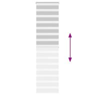 Зеброва щора 60x200 см ширина на плата 55,9 cm полиестер