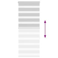 Зеброва щора 60x150 см ширина на плата 55,9 cm полиестер