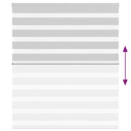 Зеброва щора 120x100 см ширина на плата 115,9 см полиестер