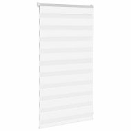 Зеброва щора бял 90x100 см ширина на плата 85,9 cm полиестер