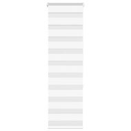 Зеброва щора бял 45x150 см Ширина на плата 40,9 см Полиестер