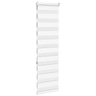 Зеброва щора бял 45x150 см Ширина на плата 40,9 см Полиестер