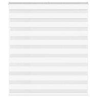 Зеброва щора бял 120x150 см ширина на плата 115,9 см полиестер