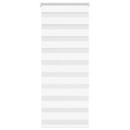 Зеброва щора бял 55x150 см Ширина на плата 50,9 см Полиестер