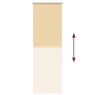 Ролкова щора Blackout Бежова 55x130 cm Ширина на плата 50,7 cm