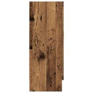 Шкаф за книги от старо дърво 82,5x30,5x80cm Инженерна дървесина