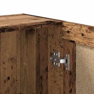 Шкаф за книги от старо дърво 82,5x30,5x80cm Инженерна дървесина