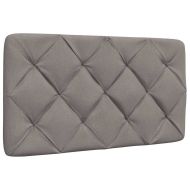 Рамка за легло без матрак, таупе, 80x200 см, плат