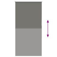 Ролкова щора Blackout Сив 80x175 cm Ширина на плата 75,7 cm