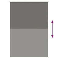 Ролкова щора Blackout Сив 115x150 cm Ширина на плата 110,7cm