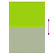 Ролкова щора Blackout Зелени листа 115x150 cm Ширина на плата