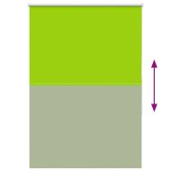 Ролетна щора Blackout Зелени листа 90x150 см ширина на тъканта