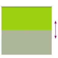 Ролкова щора Blackout Зелени листа 150x150 cm Ширина на плата