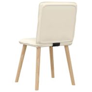 Трапезни столове, 2 бр, лен