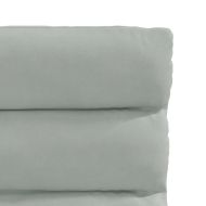 Трапезни столове, 4 бр, светлосиви, кадифе