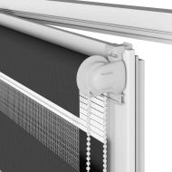 Зеброва щора черна 70x100 см ширина на плата 65,9 cm полиестер