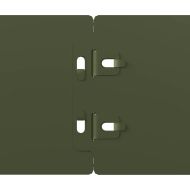 Краища за тревни площи 10 бр. маслиненозелени 10x103 cm