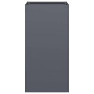 Кашпа, антрацит, 40x40x80 см, студеновалцувана стомана