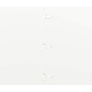 Краища за тревни площи 10 бр. бели студено валцувана стомана