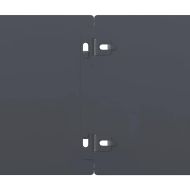 Подравняване на тревни площи 50 бр. антрацит 10x103 см