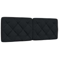 Легло с матрак, черно, 140x190 см плат