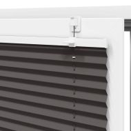 Плисирана щора черна 65x150 cm Ширина на плата 64,4 cm