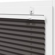 Плисирана щора черна 100x150 cm Ширина на плата 99,4 cm