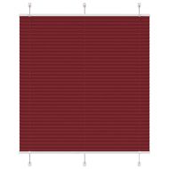 Плисирана щора Бордо червено 120x100 cm Ширина на плата 119,4cm