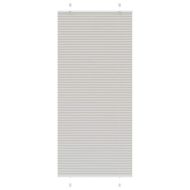 Плисирана щора Светло сиво 85x200 cm Ширина на плата 84,4 cm