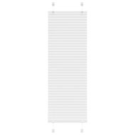 Плисирана щора Бяла 50x150 cm Ширина на плата 49,4 cm Полиестер