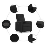 Наклоняем стол, черен, текстил