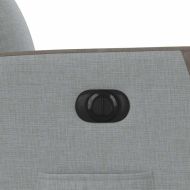 Електрически наклоняем стол, светлосив, текстил