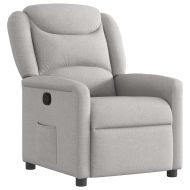 Recliner Chair Cloud Grey Fabric