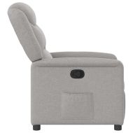 Recliner Chair Cloud Grey Fabric