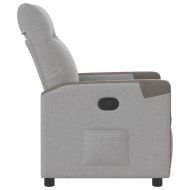 Recliner Chair Cloud Grey Fabric