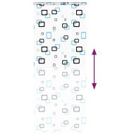 Ролетна щора за душ с касета 110x240 см Ширина на плата 106 см