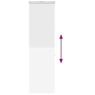 Ролетна щора за душ с касета 60x240 см Ширина на плата 56 см