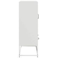 Висок шкаф, бял, 68x39x111,5 см, стомана