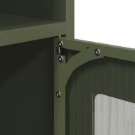 Нощно шкафче маслиненозелено 36x39x78 cm