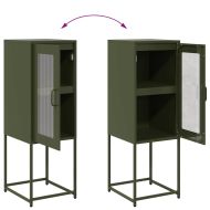 Шкаф маслиненозелен 36x39x107 cm Студено валцувана стомана