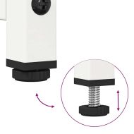 Нощно шкафче бяло 36x39x60,5 cm Студено валцувана стомана