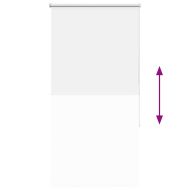 Ролкова щора Blackout бял 80x150 см Ширина на плата 75,7 см
