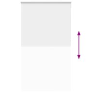 Ролкова щора Blackout бял 125x210 см Ширина на плата 121,6 см