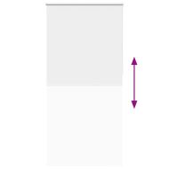 Ролкова щора Blackout бял 100x230 см Ширина на плата 95,7 см