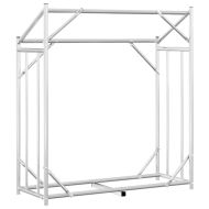 vidaxL Стойка за дърва за огрев с дъждобран, 100,5x40,5x110,5 см