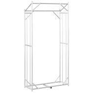 vidaxL Стойка за дърва за огрев с дъждобран, 100x40x200 см
