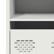 Висок шкаф, бял, 35x39x103,5 см, стомана